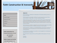 Tablet Screenshot of faithconstructionnyc.com